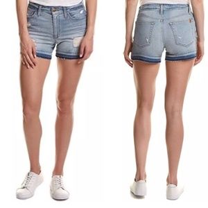 Joe's Released Hem Jean Shorts Alston Wash